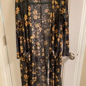 Very cute long lightweight sweater.